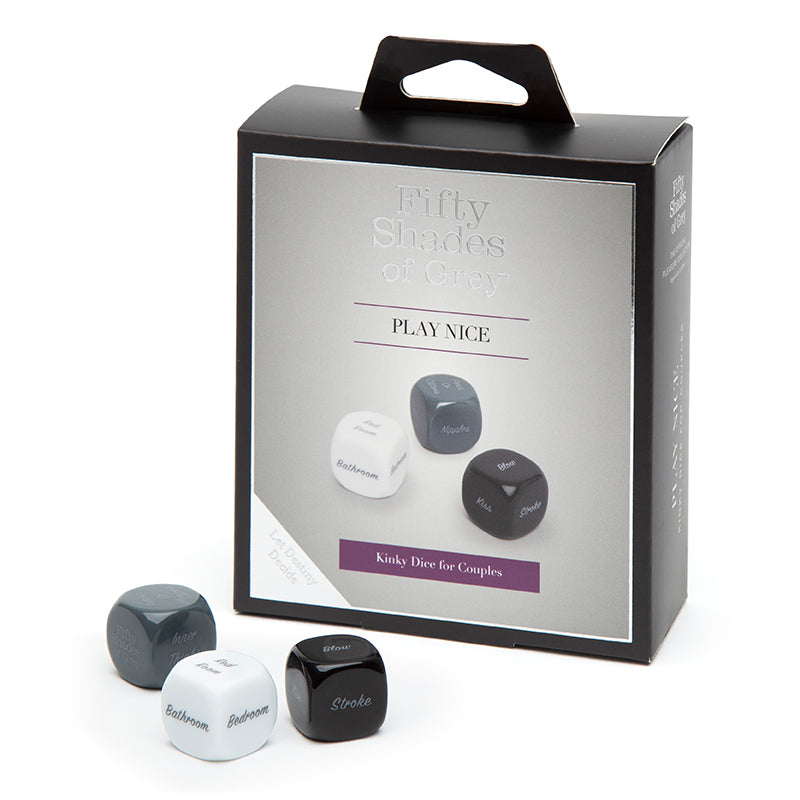 Fifty Shades of Grey Play Nice Kinky Dice for Couples - Fantasies Boutique