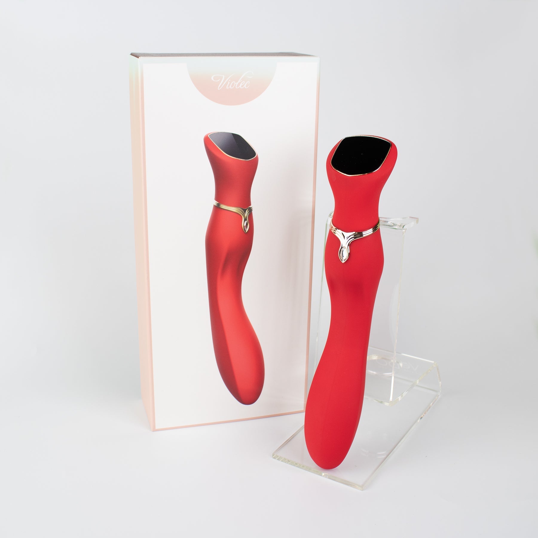 Chance Touch Screen G-Spot Vibrator in Red - Fantasies Boutique