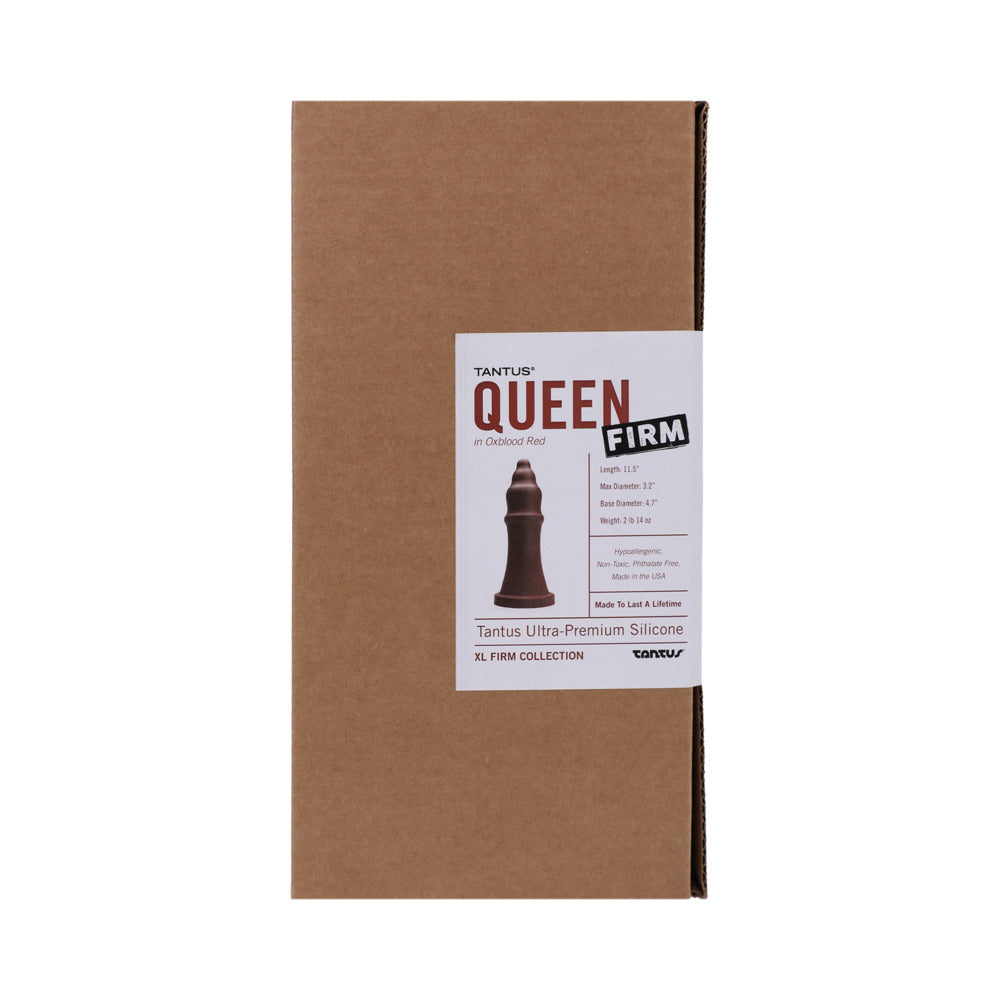 Tantus The Queen Firm Dildo Garnet - Fantasies Boutique