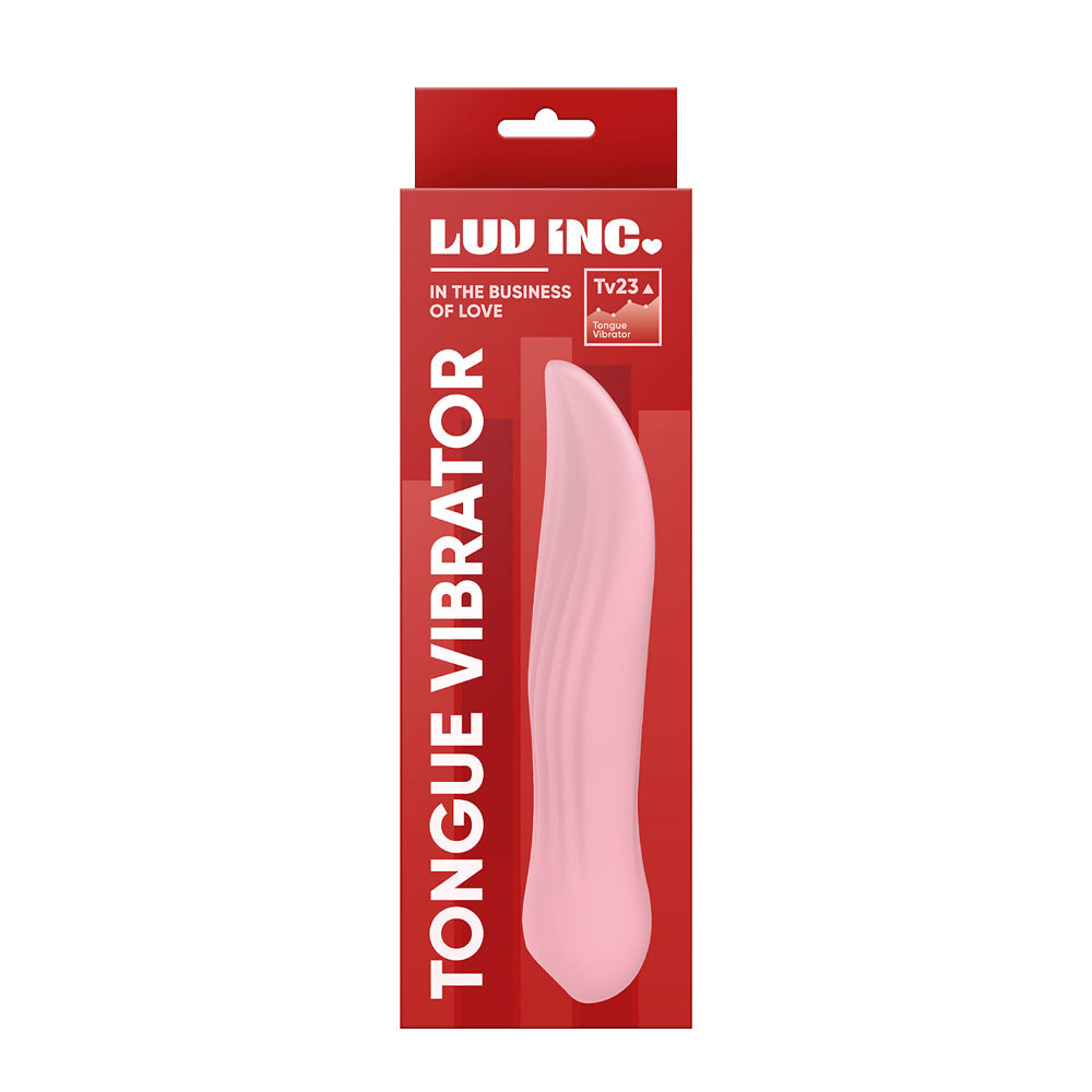 Luv Inc Tv23 Tongue Vibrator Rechargeable Silicone Pink - Fantasies Boutique