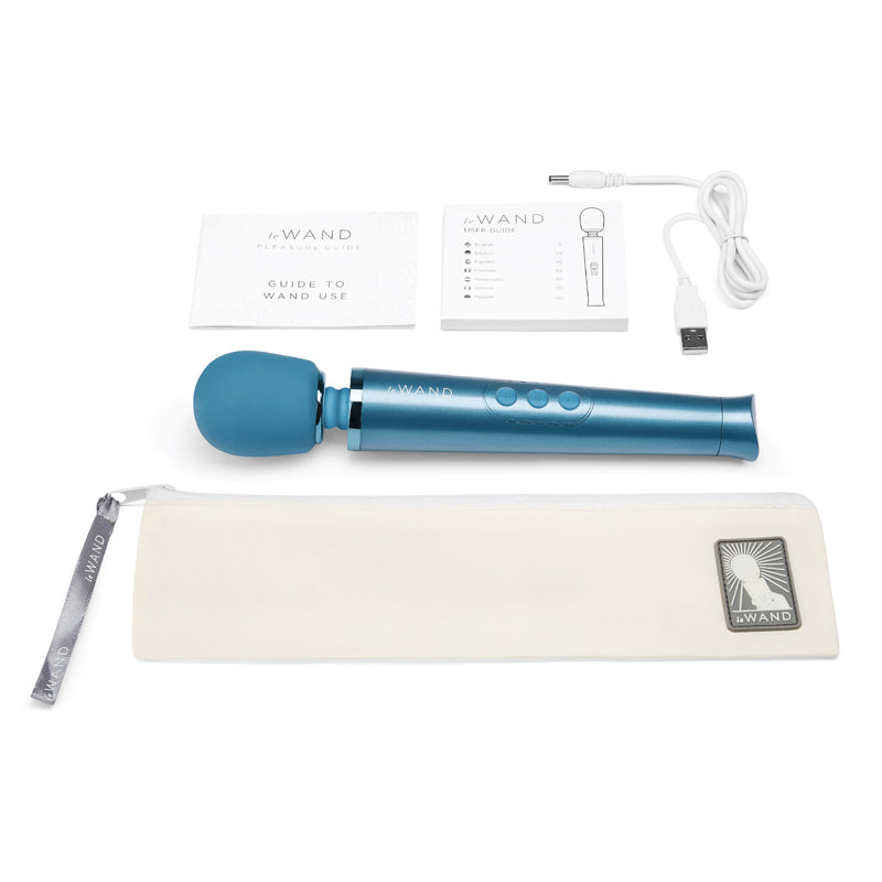 Le Wand Petite Rechargeable Massager Blue - Fantasies Boutique