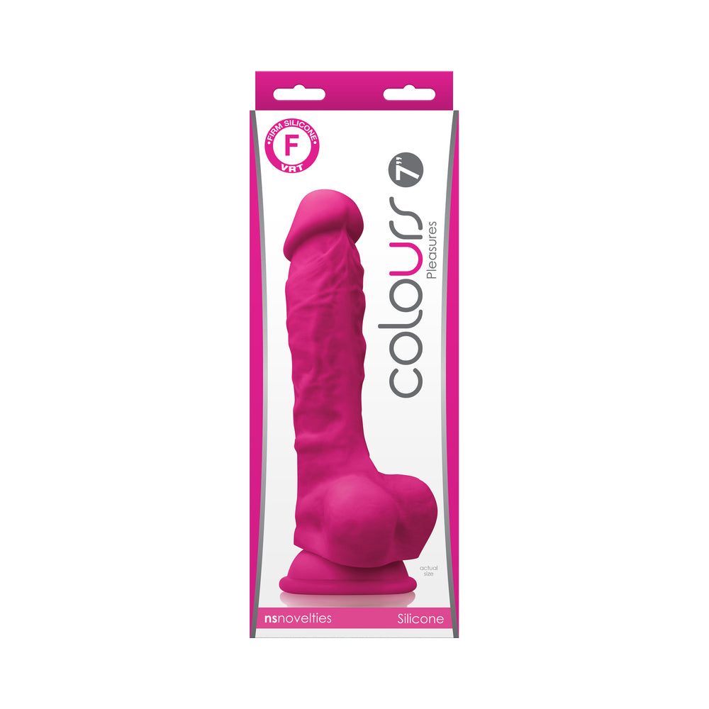 Colours Pleasures 7 in. Dildo Pink - Fantasies Boutique