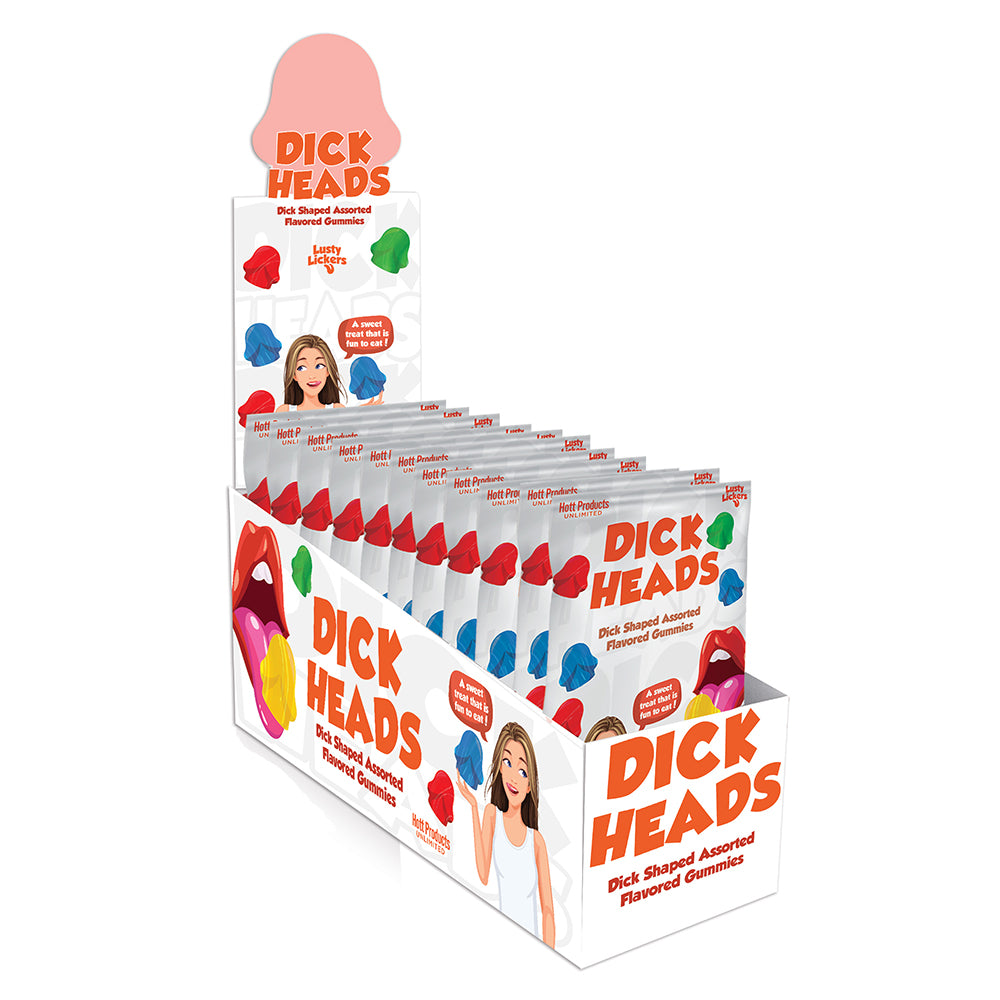 Dick Heads Penis Head Shaped Gummies (12 Pcs Display)