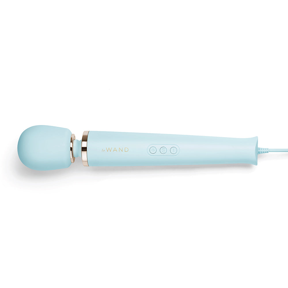 Le Wand Plug-In Vibrating Massager Sky Blue - Fantasies Boutique