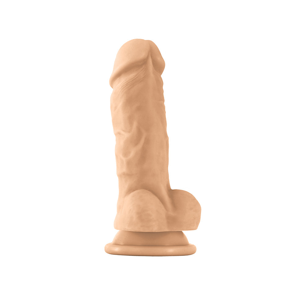 Colours Pleasures Thick 5 in. Dildo Beige - Fantasies Boutique