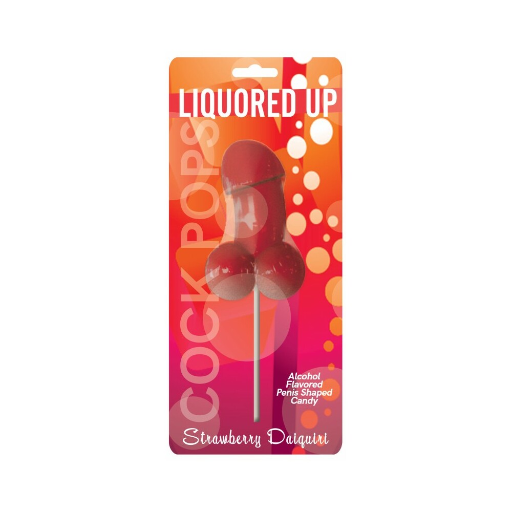 Liquored Up Cock Pop-Strawberry Daiquiri - Fantasies Boutique