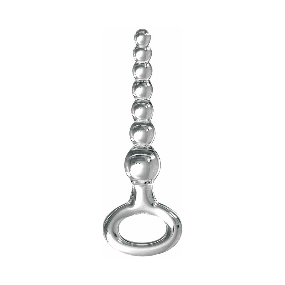 Icicles No. 67 Beaded Glass Massager Clear