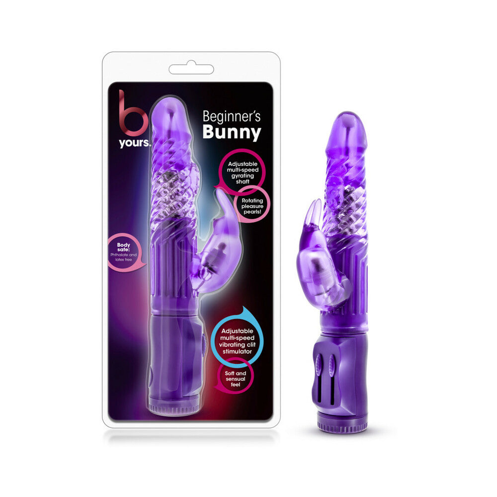 Blush B Yours Beginner's Bunny Rabbit Vibrator Purple - Fantasies Boutique