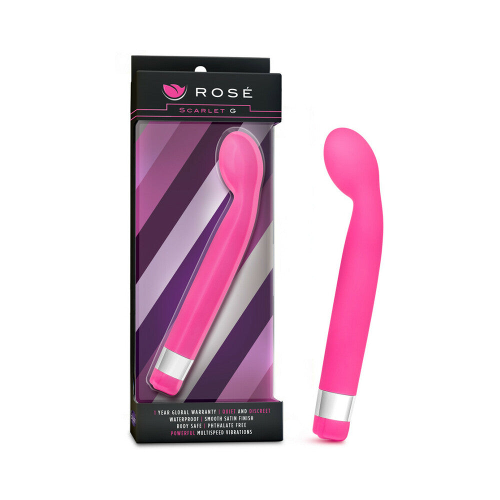 Blush Rose Scarlet G Slimline G-Spot Vibrator Pink - Fantasies Boutique