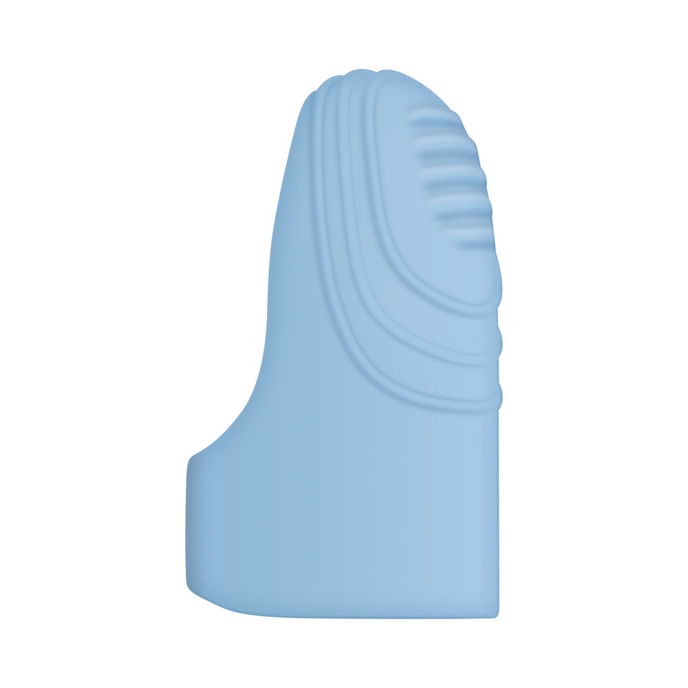 Evolved Fingerlicious Rechargeable Silicone Finger Vibrator Blue - Fantasies Boutique