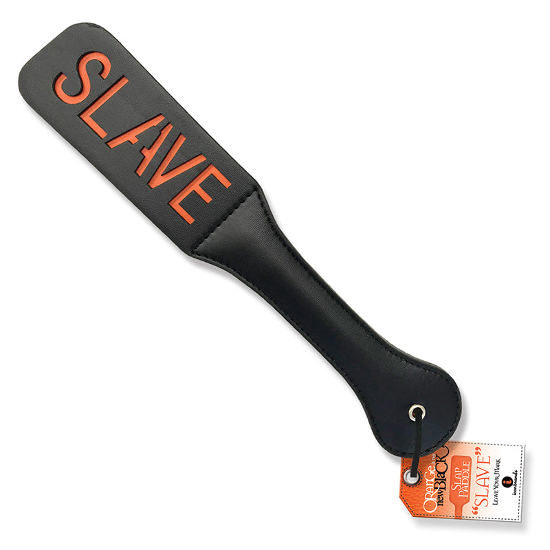 The 9's Orange Is The New Black Slap Paddle Slave - Fantasies Boutique