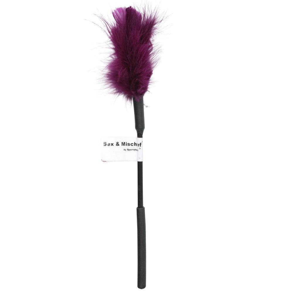 Sportsheets Sex & Mischief Feather Tickler Purple - Fantasies Boutique