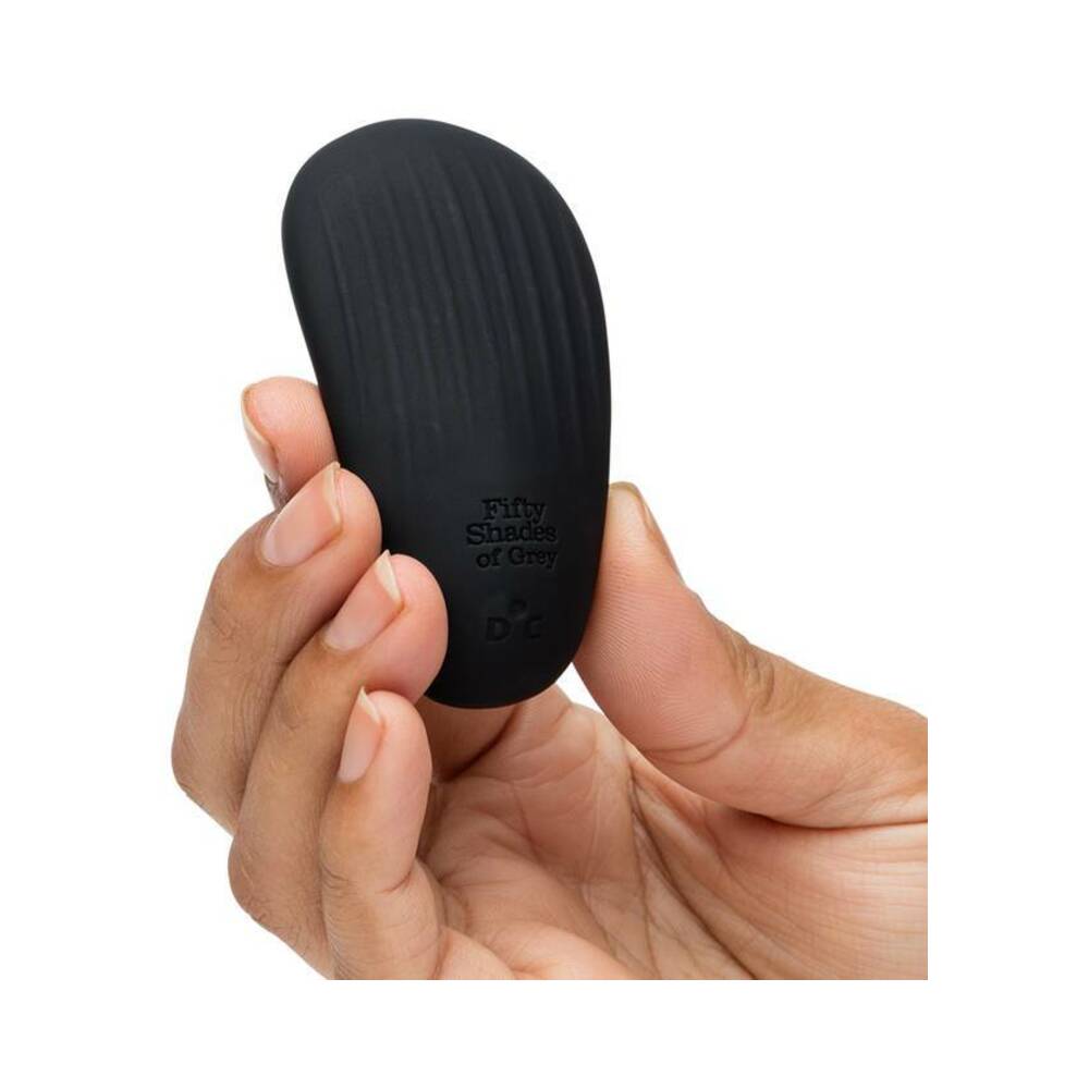 Fifty Shades of Grey Sensation Rechargeable Silicone Clitoral Vibrator Black - Fantasies Boutique