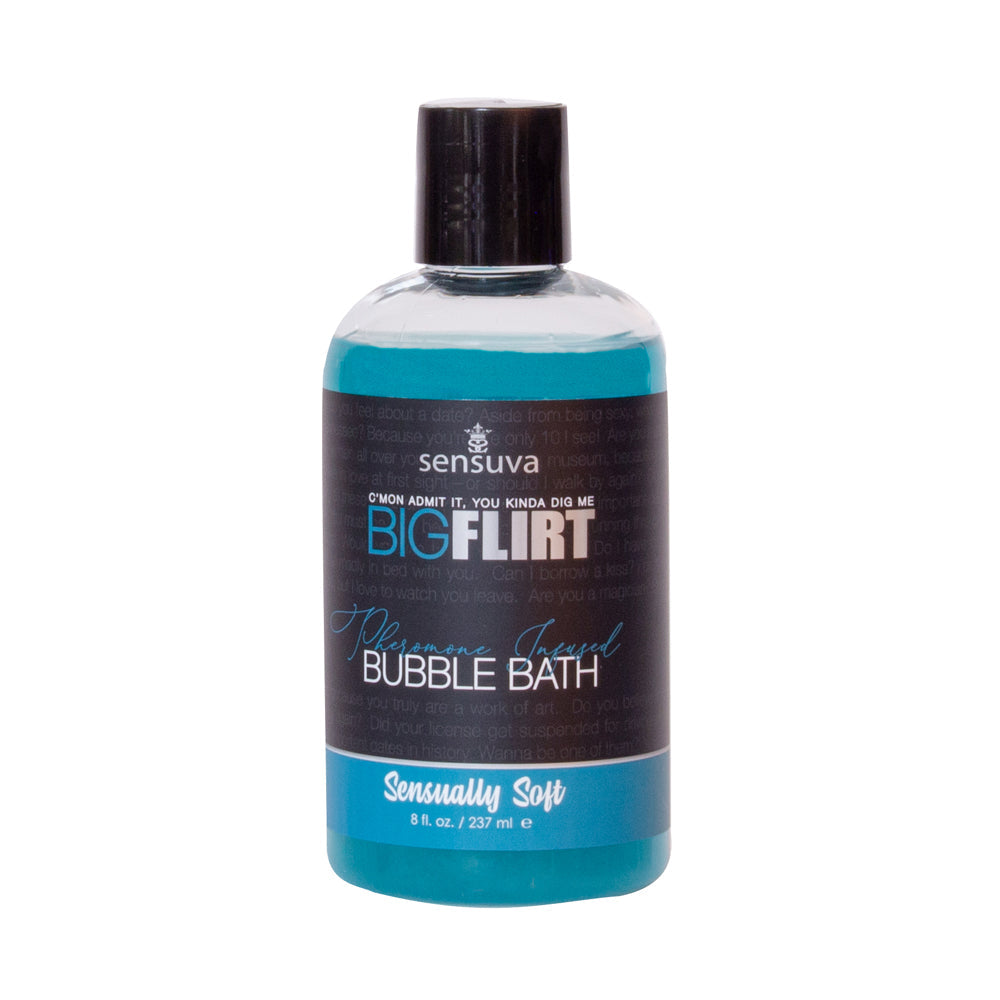 Sensuva Big Flirt Pheromone-Infused Bubble Bath Sensually Soft 8 oz. - Fantasies Boutique