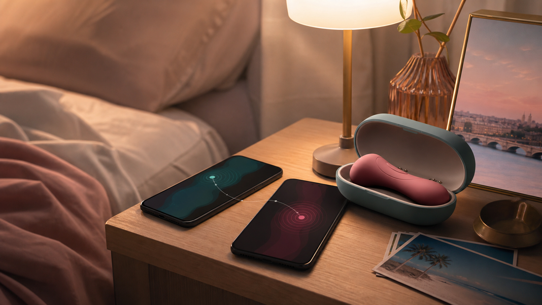 App-Controlled Vibrators for Long-Distance Couples: Setup, Privacy, and Shared Control