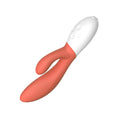 LELO INA 3 Rechargeable Dual Stimulator Coral Red - Fantasies Boutique