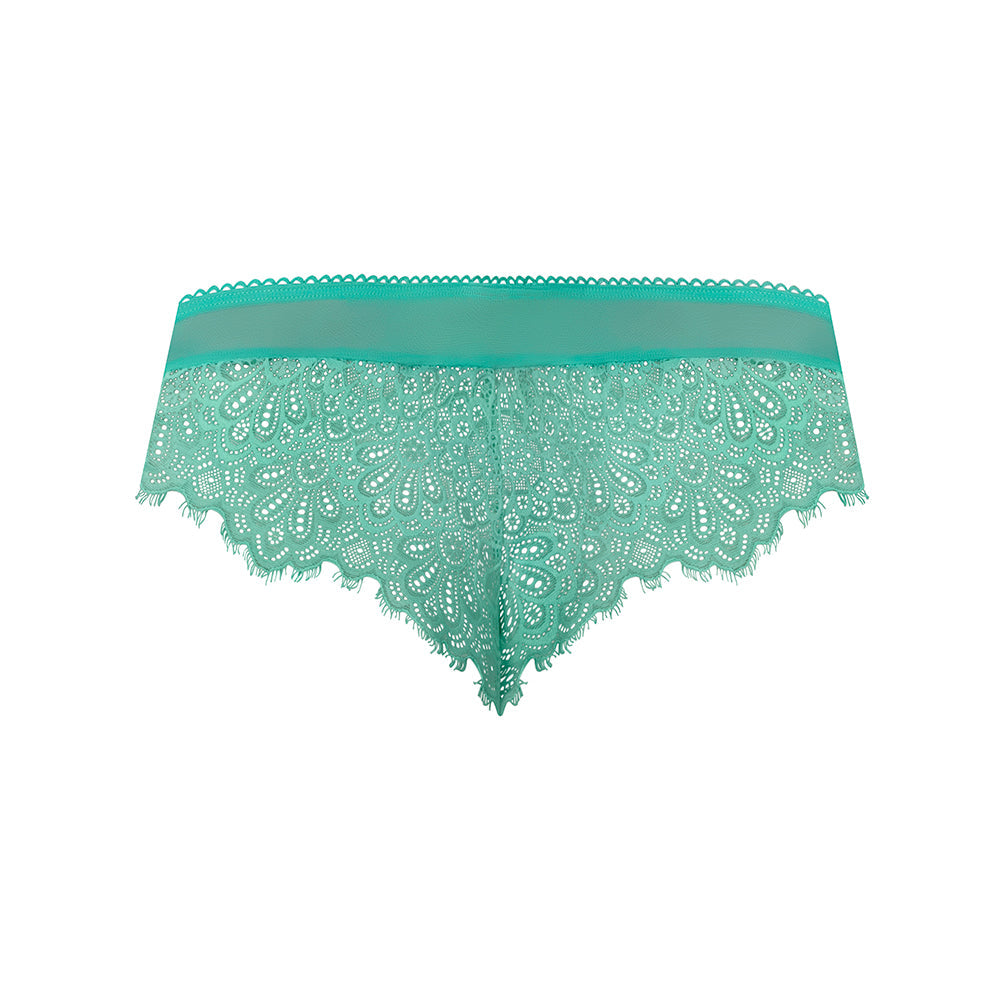 Magic Silk Caribbean Crush Low Rise Cheeky Panty Aqua Glow S/M