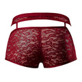 Male Power Lucifer Cutout Short Burgundy S