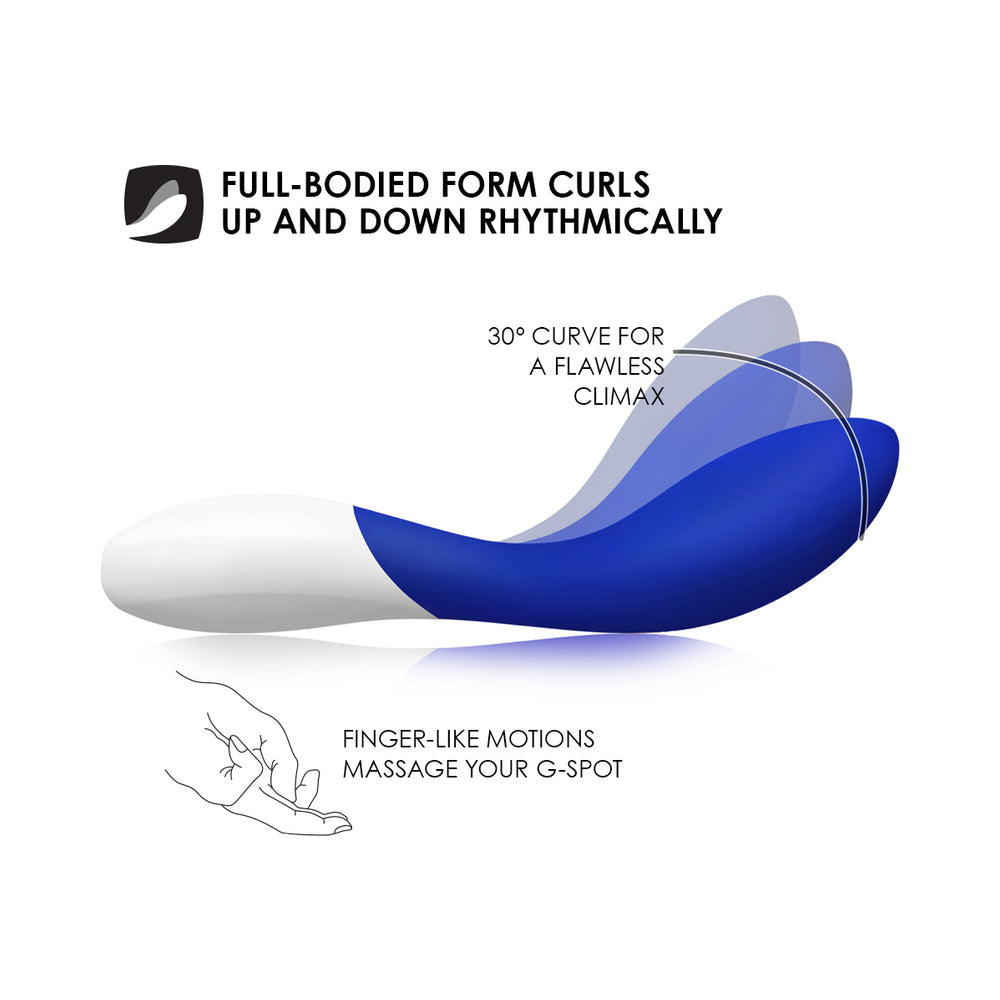 LELO MONA Wave Rechargeable G-Spot Vibrator Midnight Blue - Fantasies Boutique