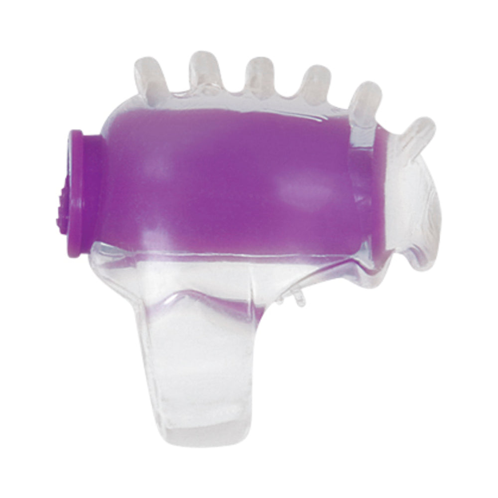 Evolved Ring True 3-Piece Vibrating Ring Set Clear/Purple - Fantasies Boutique