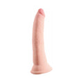 King Cock Plus 7 in. Triple Density Cock Realistic Dildo With Suction Cup Beige - Fantasies Boutique