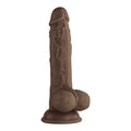 FemmeFunn Vortex Turbo Baller 2.0 8.25 in. Vibrating Rotating Dildo Brown - Fantasies Boutique