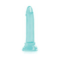 The 9's Diclets 7in Jelly TPR Dong Aqua - Fantasies Boutique