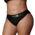Ouch! Vibrating Strap-on Hipster Black XL/2XL - Fantasies Boutique