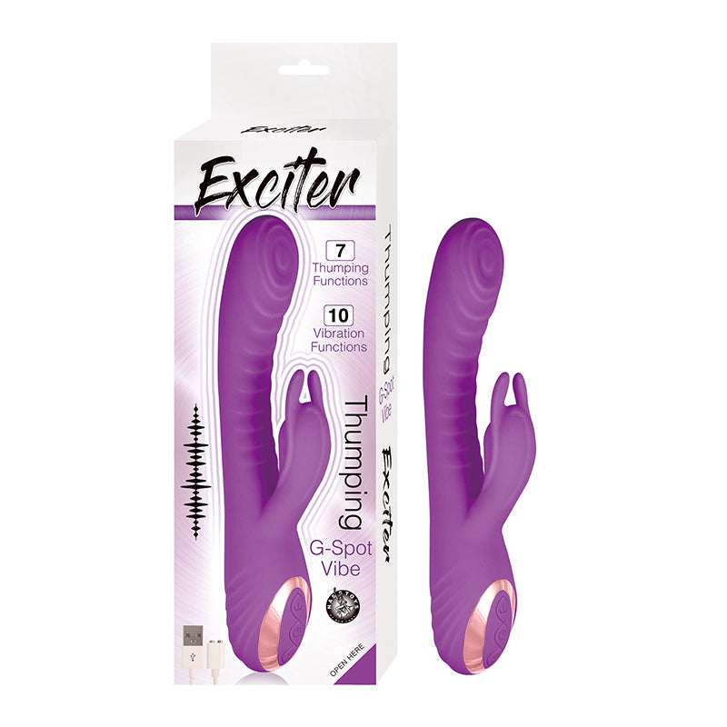 Exciter Thumping G-Spot Vibe Purple - Fantasies Boutique