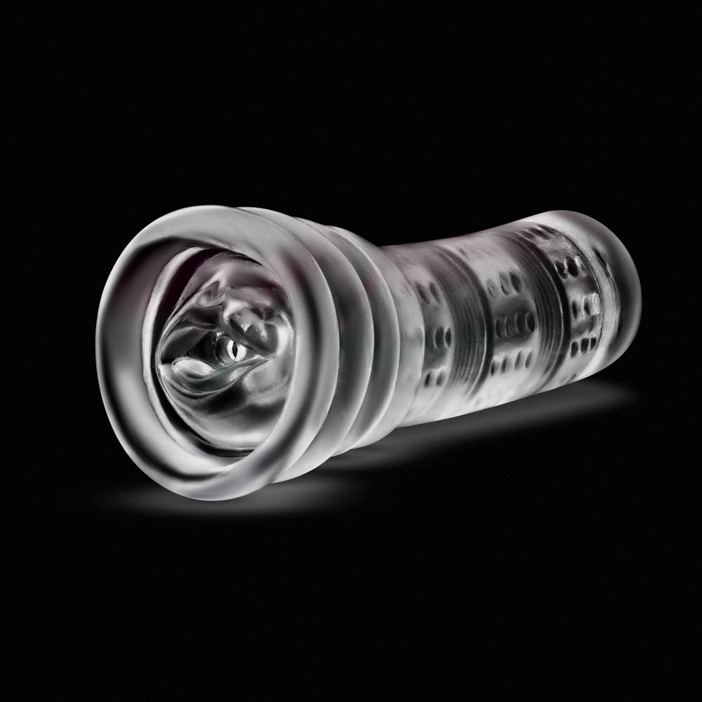 RIZE! Luz Glow in the Dark Self-Lubricating Stroker Clear - Fantasies Boutique