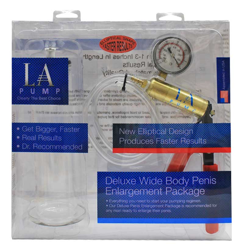 LA Pump Wide Body 2in Cylinder & Deluxe Pump - Fantasies Boutique