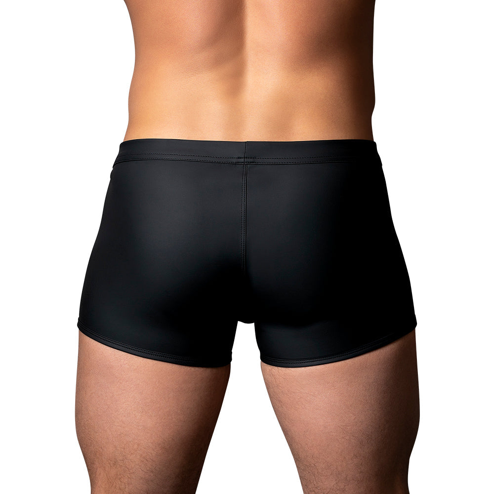 Male Power Oh Snap! Snap Off Short Black L