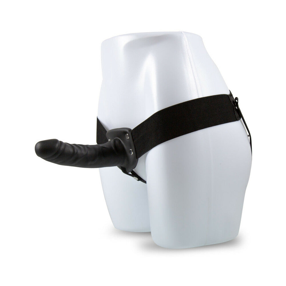 Dr. Skin 6 in. Hollow Strap On Black - Fantasies Boutique