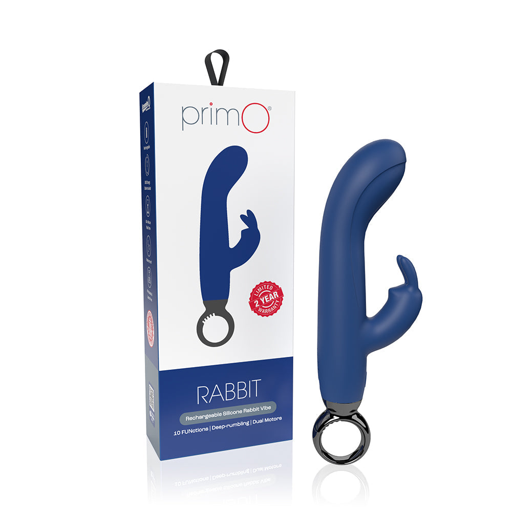 Screaming O Primo Rabbit Blueberry - Fantasies Boutique