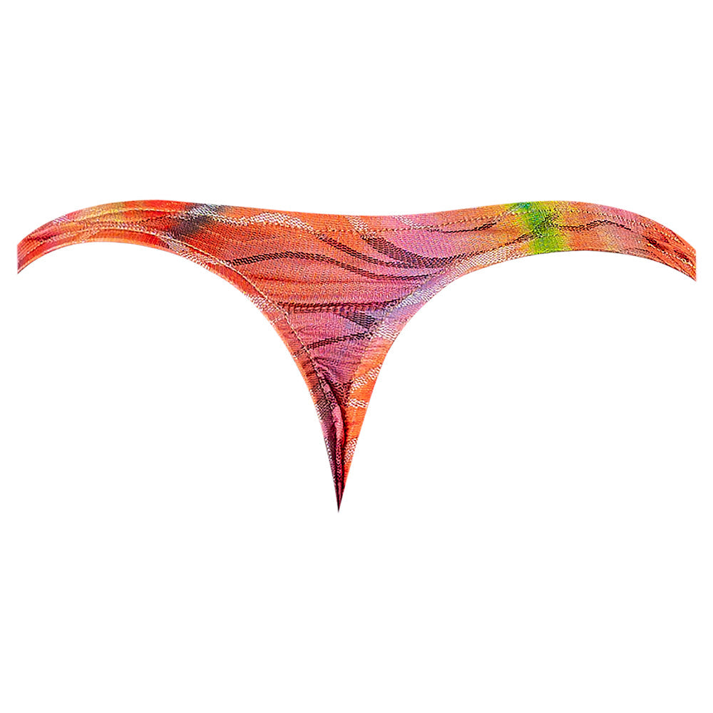 Male Power Your Lace Or Mine Bong Thong Multicolor S/M