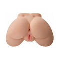 PDX Bad Girl Vibrating Ass Remote-Controlled Dual-Entry Masturbator Beige