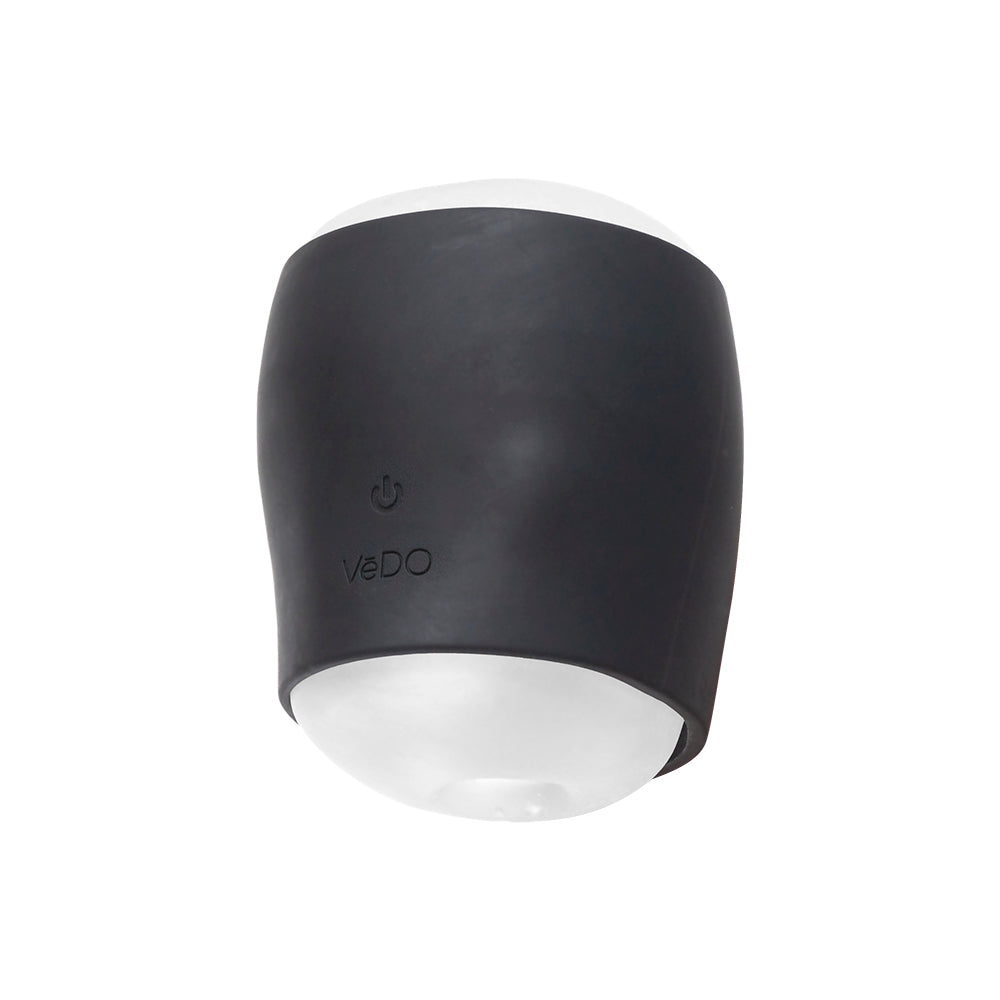 Grip Rechargeable Vibrating Sleeve Black - Fantasies Boutique