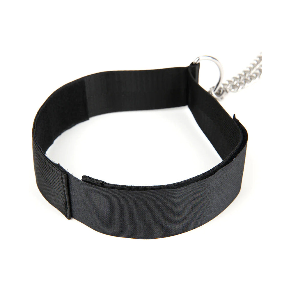 Lux Fetish Collar & Nipple Clamps with Adjustable Pressure - Fantasies Boutique