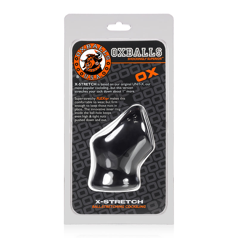 OxBalls Unit-X Stretch, Cocksling, Black - Fantasies Boutique