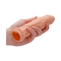 RealRock Realistic 6 in. Penis Sleeve Extender Beige - Fantasies Boutique