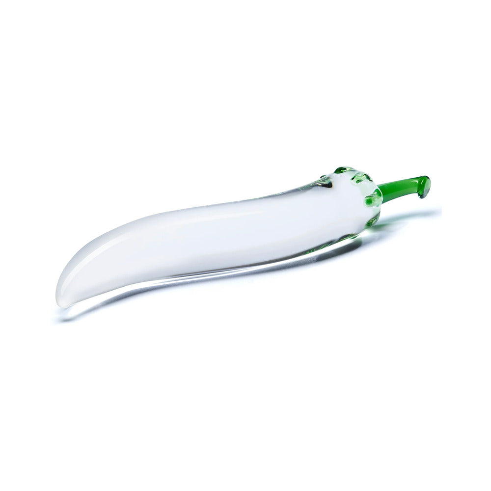 Glas 8.25 in. Glass Naturals Chili Pepper Dildo - Fantasies Boutique