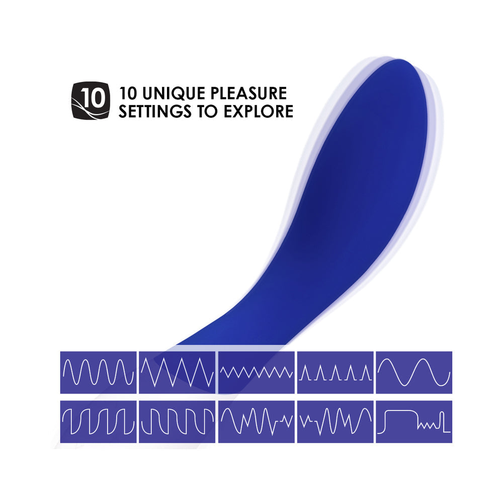 LELO MONA Wave Rechargeable G-Spot Vibrator Midnight Blue - Fantasies Boutique