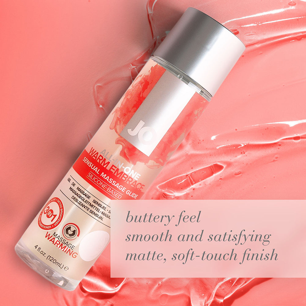 JO All-In-One Sensual Massage Glide Kit Warming 1 oz.