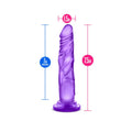 B Yours Sweet 'n Hard 5 Realistic 7.5 in. Dildo Purple - Fantasies Boutique