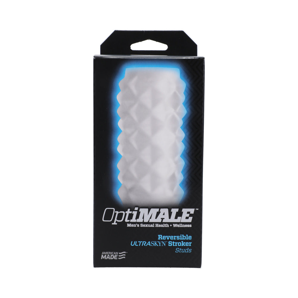 OptiMALE  Reversible UR3 Stroker  Studs Clear - Fantasies Boutique
