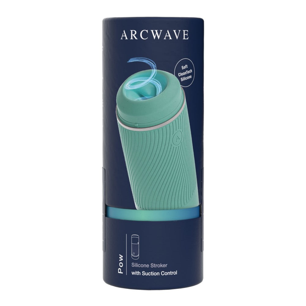 Arcwave Pow Silicone Stroker with Suction Control Mint - Fantasies Boutique