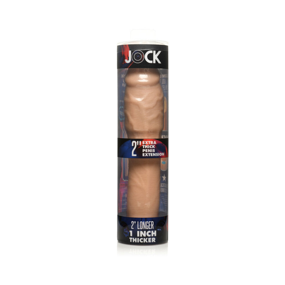 Jock Extra Thick Penis Extension Sleeve 2 in. Light - Fantasies Boutique