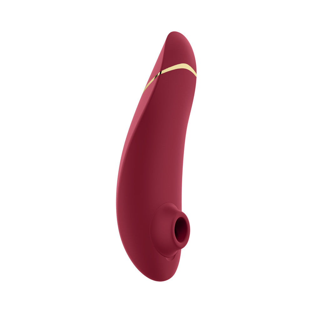 Womanizer Premium 2 Rechargeable Silicone Luxurious Pleasure Air Clitoral Stimulator Bordeaux - Fantasies Boutique