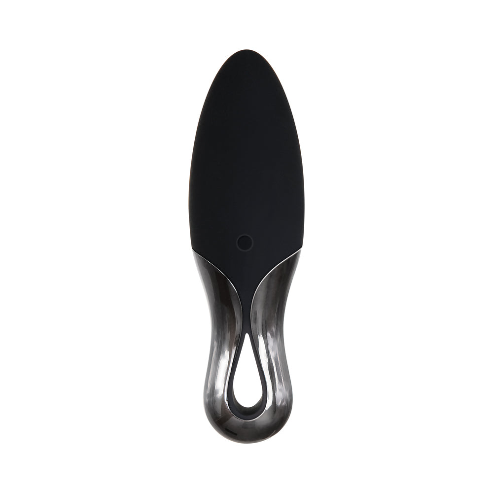 Evolved Teardrop Rechargeable Silicone Mini Vibrator Black - Fantasies Boutique