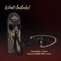 Temptasia Ardor Collar & Leash Black with Bow